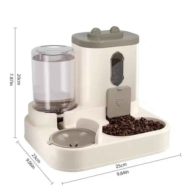 Pet Large-Capacity Feeder Integrated Automatic Water Dispenser Cat