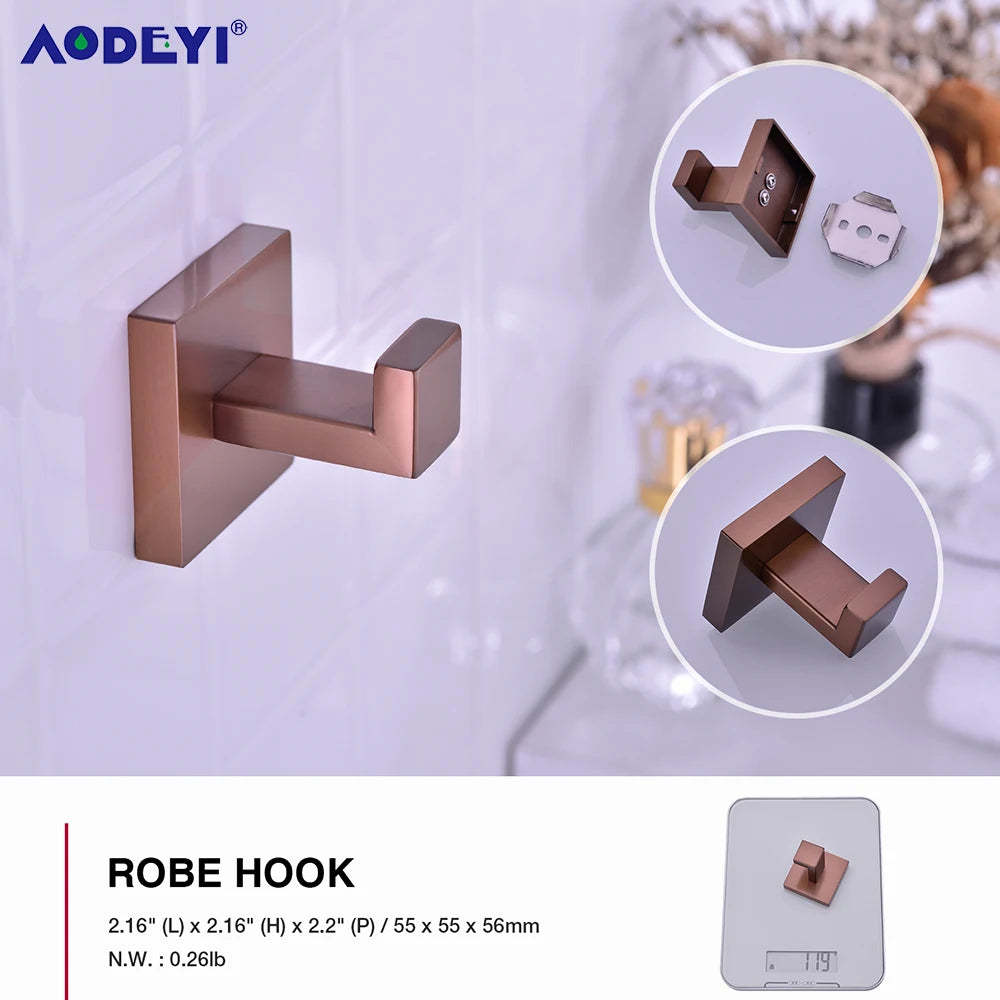 Bathroom Accessories Toilet Paper Holder Brushed Rose Gold Towel