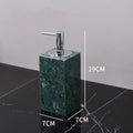 Indian Green Natural Marble Bathroom Accessories Retro Soap Dispenser