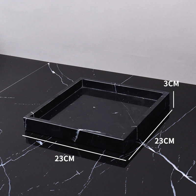 Black Marquina Natural Marble Bathroom Accessories Luxury Nero