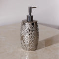 Silver Ceramics Shampoo Bottles Bathroom Accessories Shower Gel