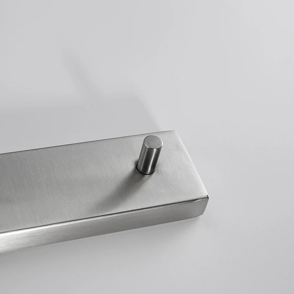 BagnoLux Brushed Stainless Steel Beautiful Wall Hook Toilet Paper