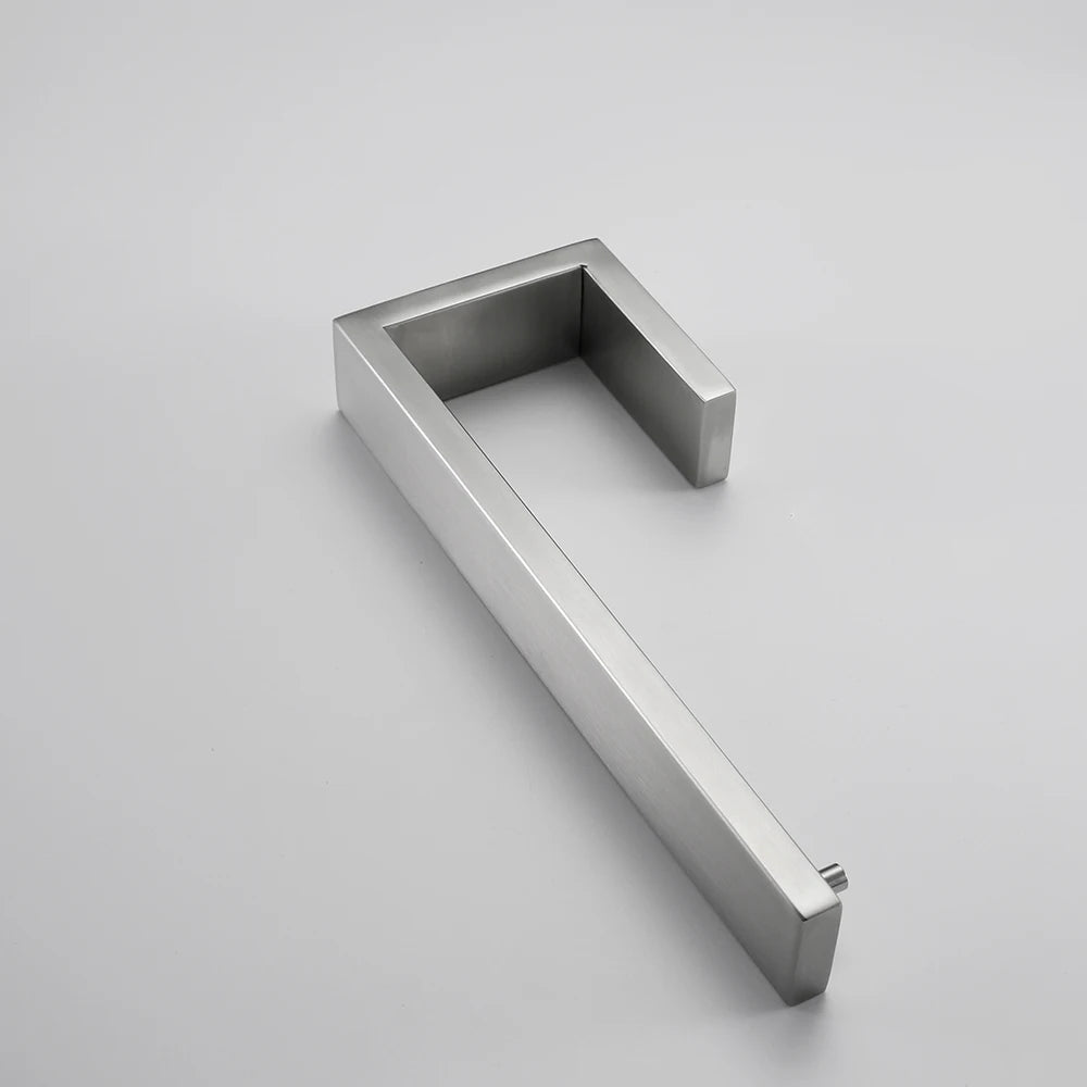 BagnoLux Brushed Stainless Steel Beautiful Wall Hook Toilet Paper