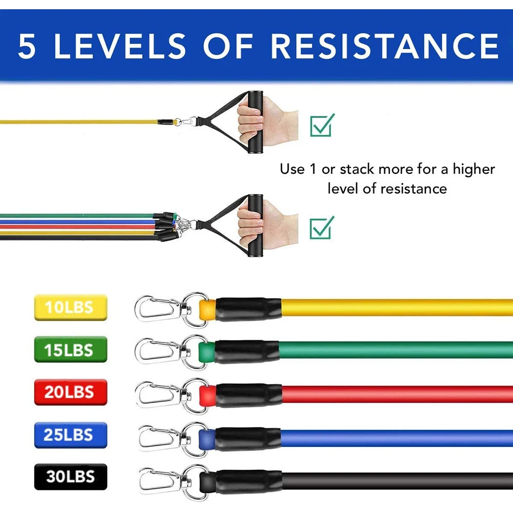 Resistance Bands Set (up to 115 lb)