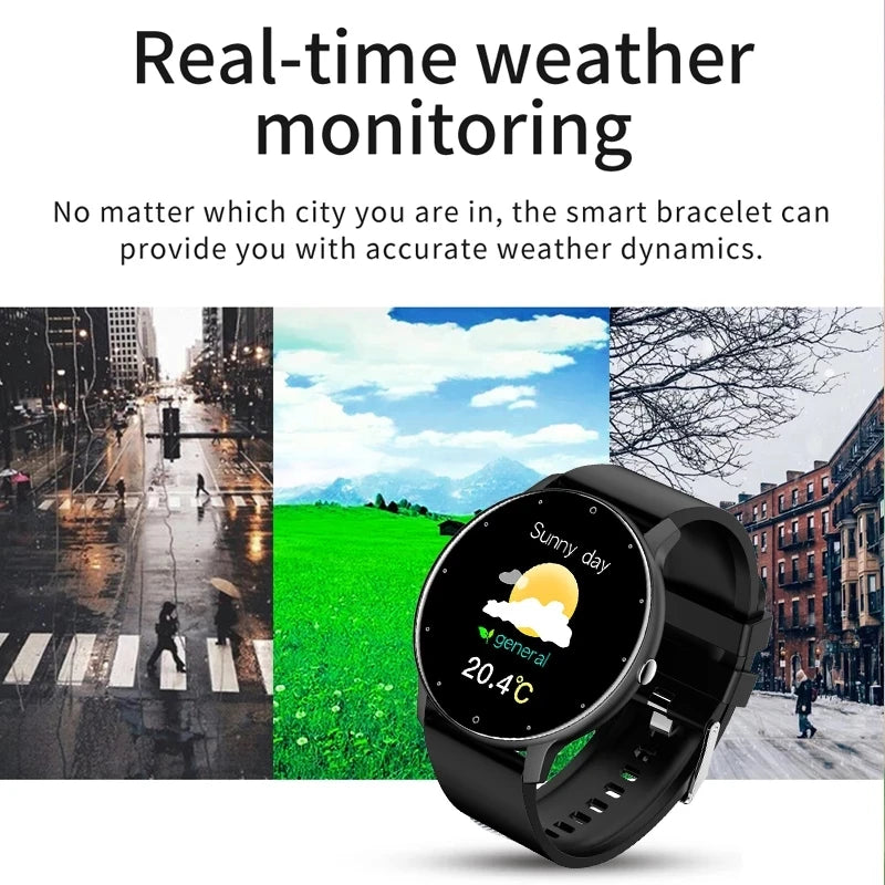 LIGE  Smart Watch Women Men Ladies Gift Sport Fitness Men Watches