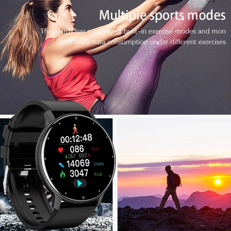 LIGE  Smart Watch Women Men Ladies Gift Sport Fitness Men Watches