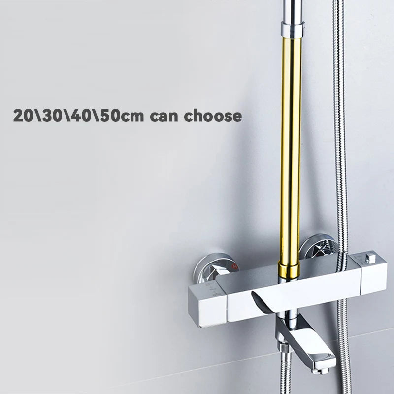Shower Extender Gray Black Shower Extension Rod Shower Bracket