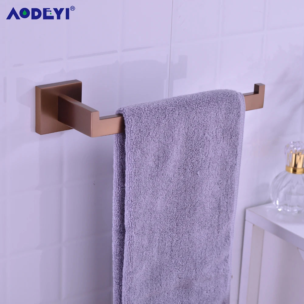 Bathroom Accessories Toilet Paper Holder Brushed Rose Gold Towel