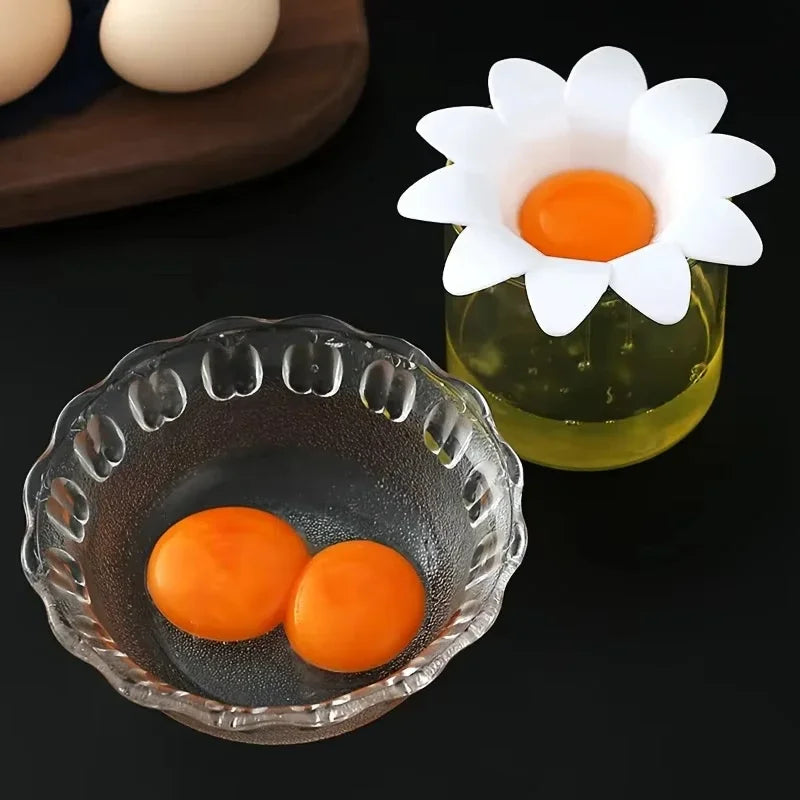 Kitchen Gadgets Baking Tools 1pc/ Cute Flower Design Egg White Yolk