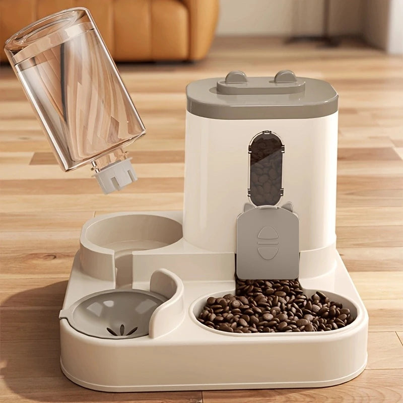 Pet Large-Capacity Feeder Integrated Automatic Water Dispenser Cat