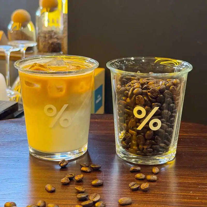 Coffee Cup Curled Latte Cups Household Glass Drinkware Juice Milk