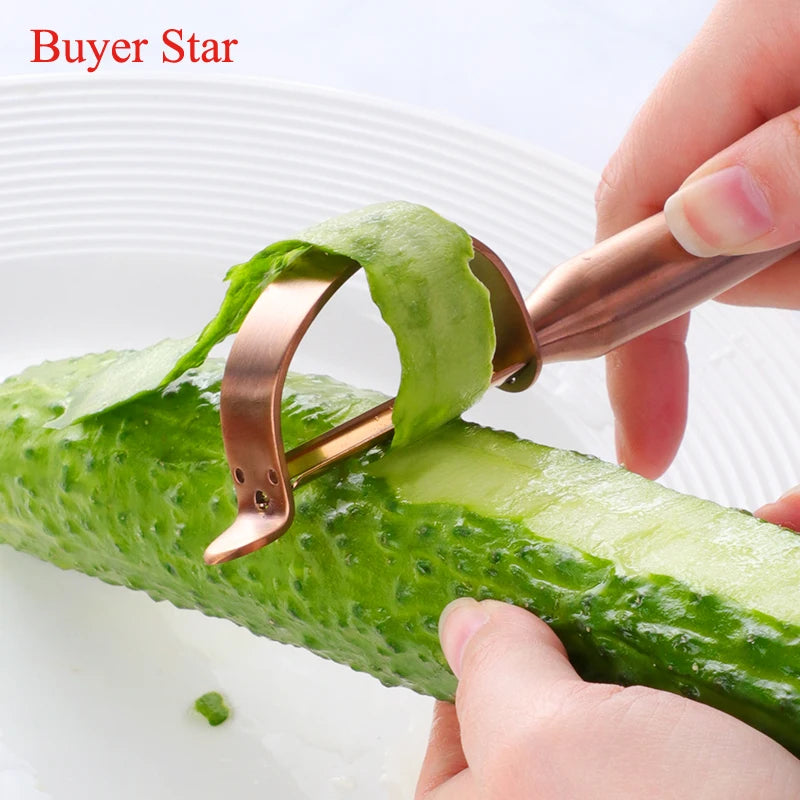 Gold Fruit Peeler Stainless steel Potato Peeler Vegetables Grater
