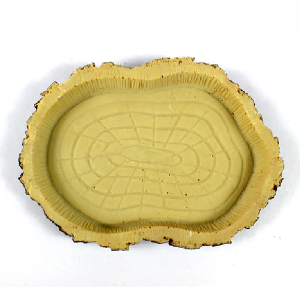 Pet Reptile Feeder Bowl Basin Resin Non-Toxic Food Water Pot Turtles