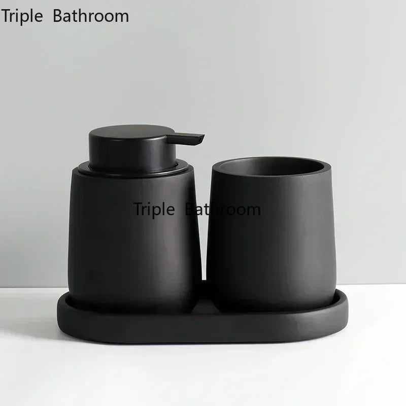 Resin Lotion Bottle Mouthwash Cup Tray Home Decoration Toilet Kitchen