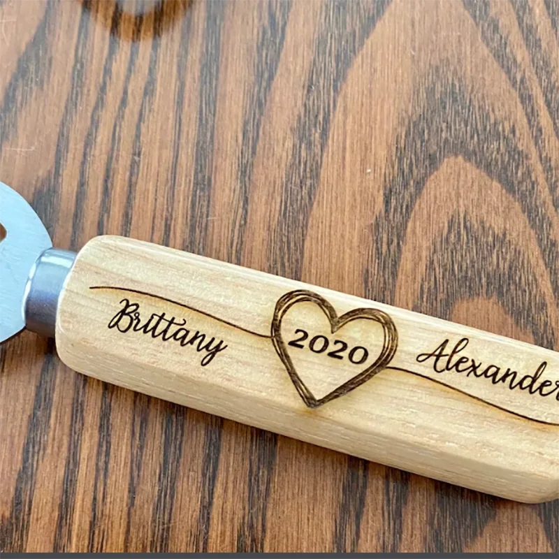 Personalized Beer Opener Wood Bottle Opener Kitchen Gadgets Bar Tools