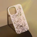 Elegant Romantic White Lace Pattern Phone Case For iPhone 17 Pro Air