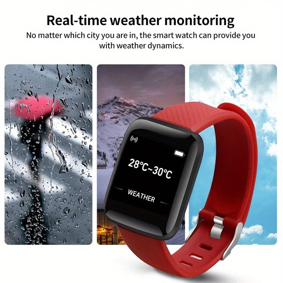 Smartwatch Men Women Wristwatches Smart Watch Message Fitness Monitor