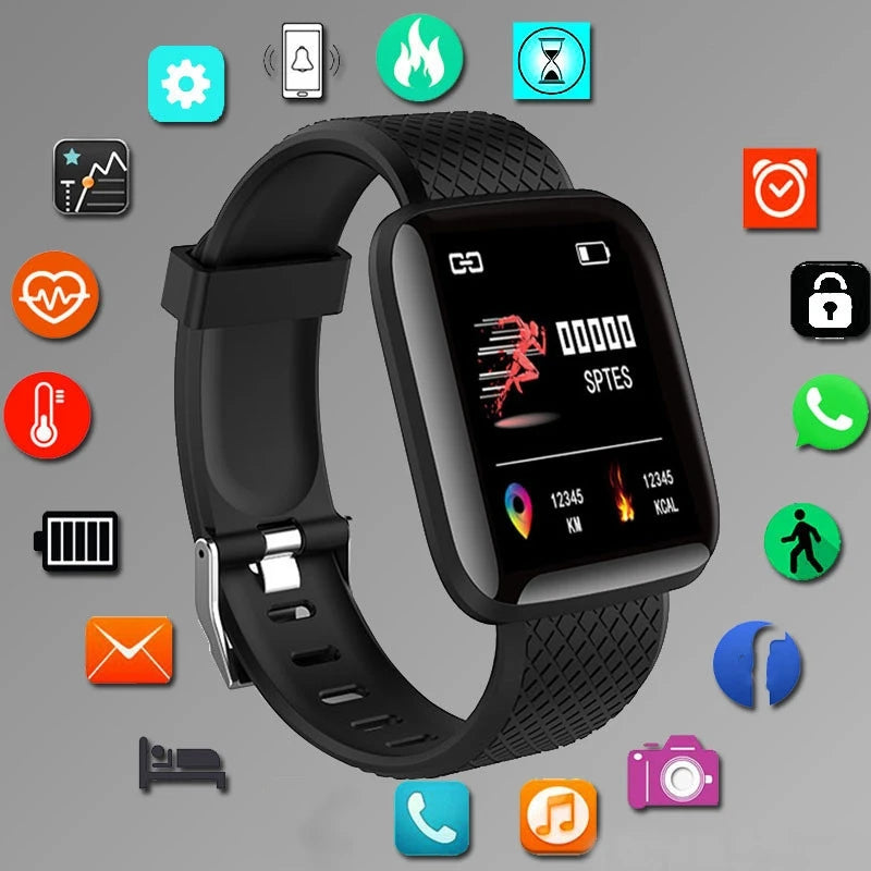 Smartwatch Men Women Wristwatches Smart Watch Message Fitness Monitor