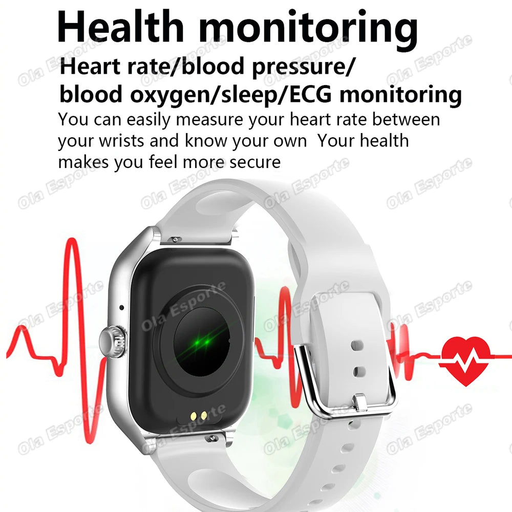 Men Women Smart Watch 2.01'' Waterproof Fitness Sport Watch Answer