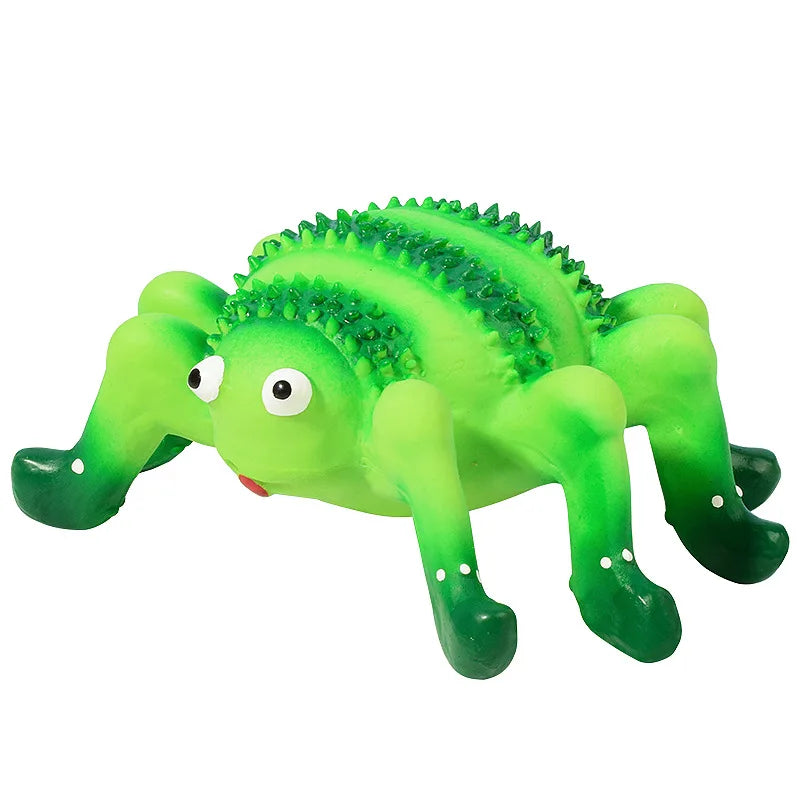 Cute Dog Toys Chewers Rubber Tough Squeaky Puppy Pet Latex Toy