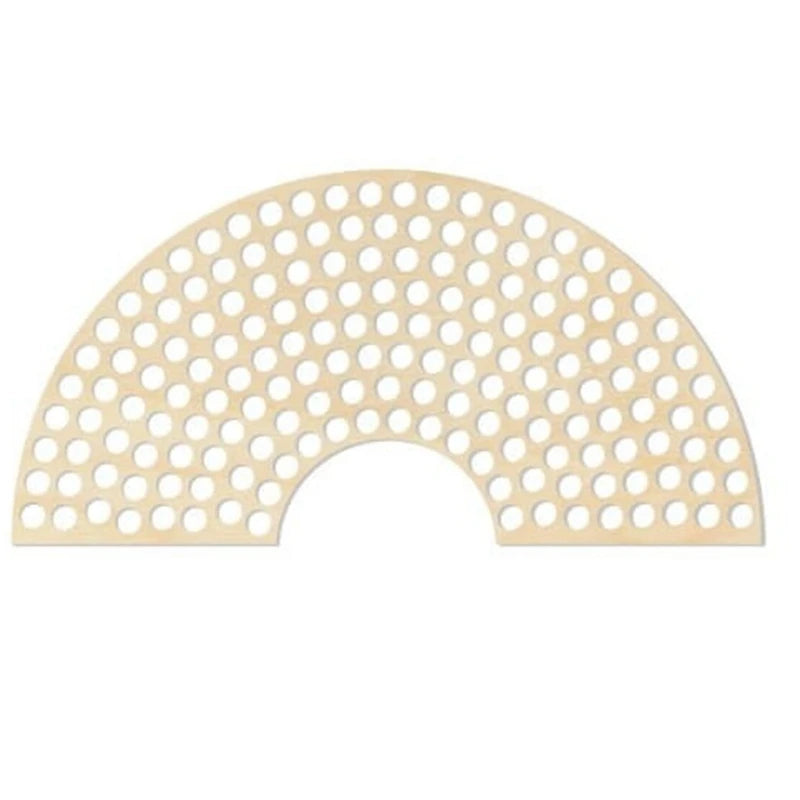 10pcs DIY Rainbow Wooden Base for Crochet Wall Decor Home Decoration