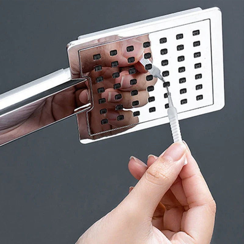 10-500PCS Shower Cleaning Brush Bathroom Micro Nylon Brush Nozzle