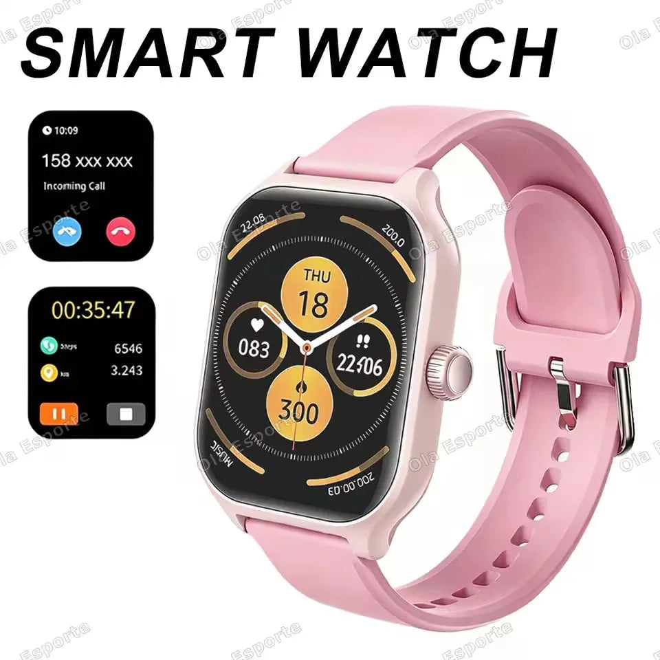 2026 New Men's Smart Watch Women's Gift 2.01'' HD Full Touch Screen Sports Fitness Watch Electronics BT Talk Smartwatch Ht30