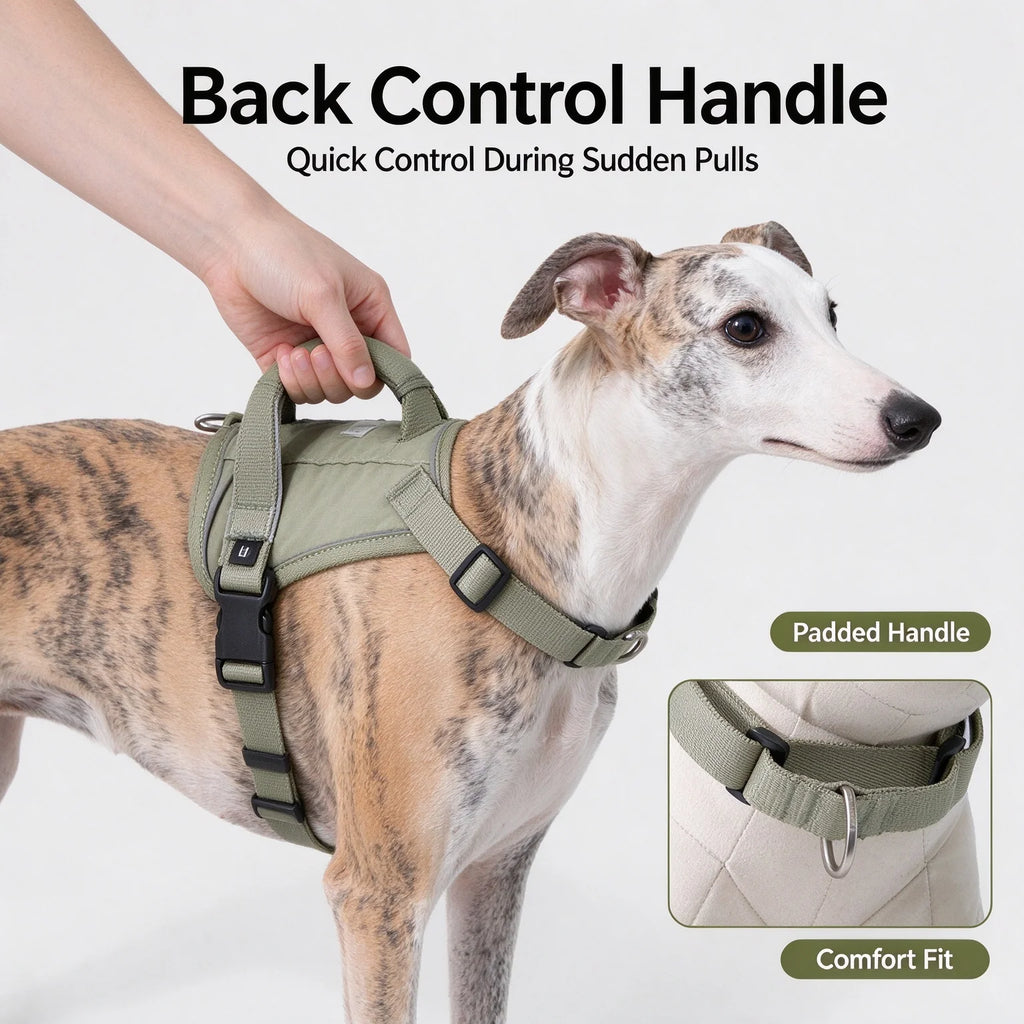 Dog Harness No Pull Easy On Escape Proof Adjustable Reflective