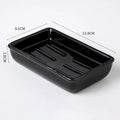 Light Luxury Soap Holder Ceramic Rectangle Household Bathroom