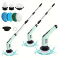 1 Set, Electric Cleaning Brush, Wireless Electric Rotating Scrubber
