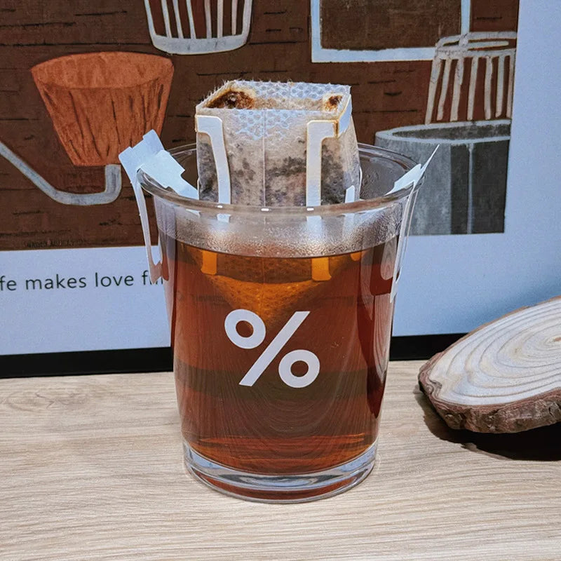 Coffee Cup Curled Latte Cups Household Glass Drinkware Juice Milk