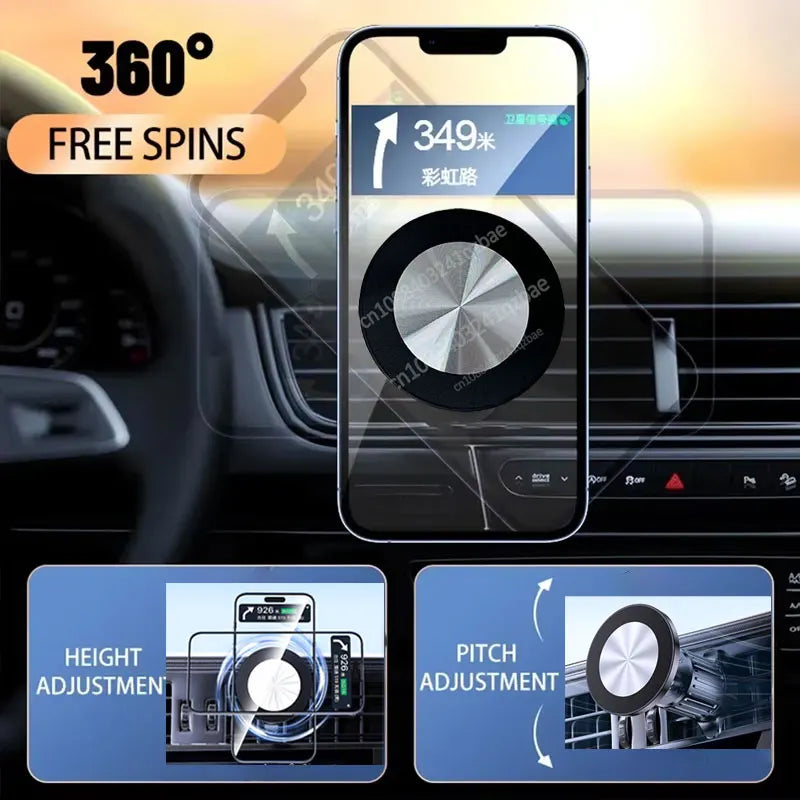 For MagSafe Car Mount Accessories Universal Magnetic Car Phone Holder