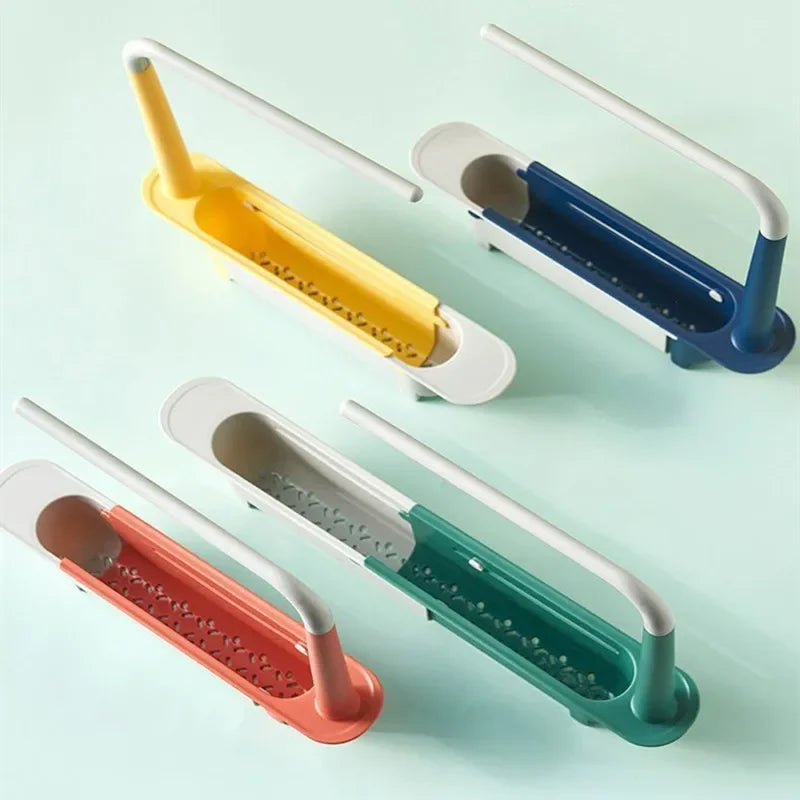Kitchen Sink Drain Rack Telescopic Sink Shelf Sinks Organizer Soap