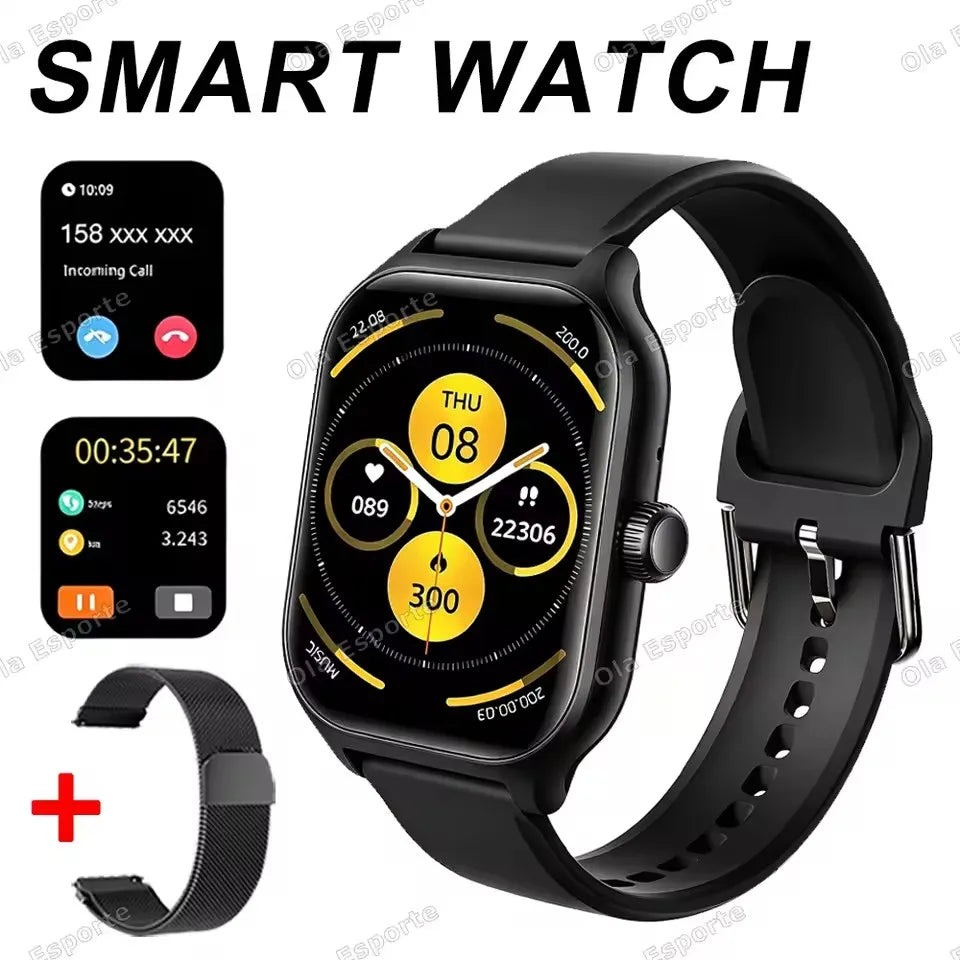 2026 New Men's Smart Watch Women's Gift 2.01'' HD Full Touch Screen Sports Fitness Watch Electronics BT Talk Smartwatch Ht30