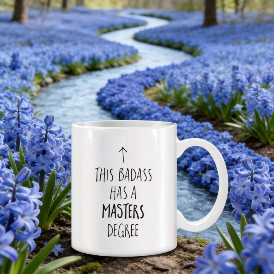 Coffee Mug Cup This Badass Has a Masters Degree Mug Unusual Mugs