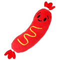 Dog Sound Plush Toy Hot Dog Chewing Toy Pet Grinding Teeth Squeaky