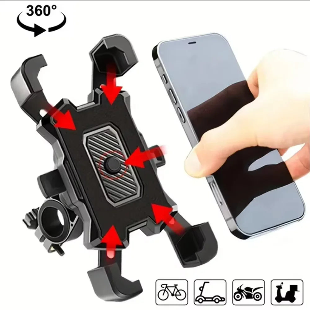 Bicycle Phone Holder Bike Accessories Motorcycle Adjustable Stand