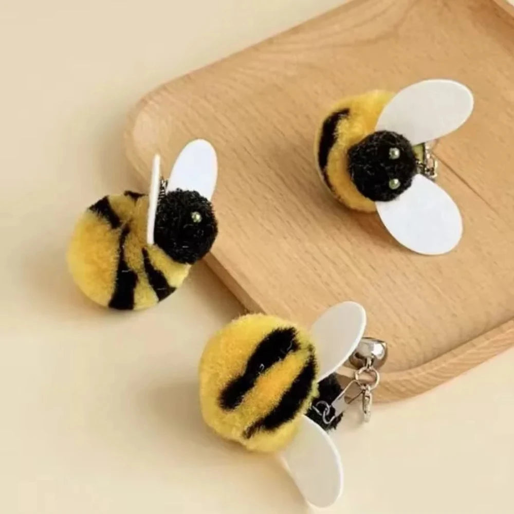 Pet Interactive Cat Toys Cute Simulation Bees Cat Teasing Sticks