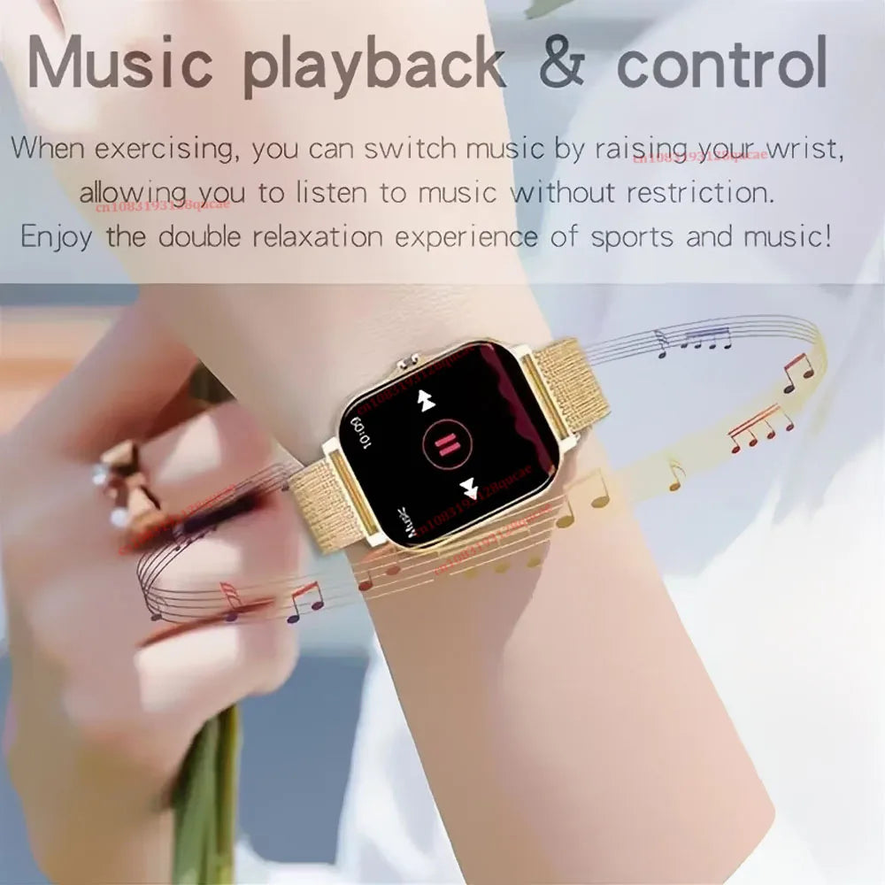 Smart Watch for Men Women Gift Full Touch Screen Sport Fitness Watch