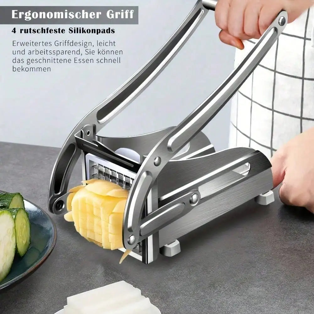 Vegetable Cutter, French Fry Cutter, Stainless Steel Fruit Cutter