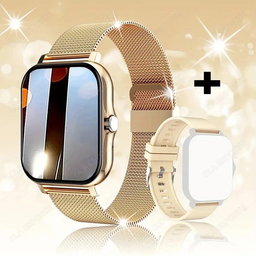 2026 New Smart Watch for Men Women Gift Full Touch Screen Sport Fitness Watch Bluetooth Call Electronics Digital Smartwatch Hw12