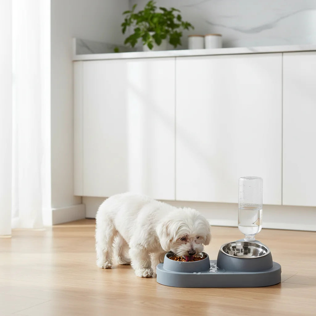 Pet Bowls Automatic Water Dispenser Feeder Cat Dog Food Water Bowl