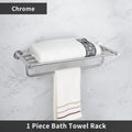 Bathroom Accessories Chrome Polished Toilet Brush Holder Towel Bar