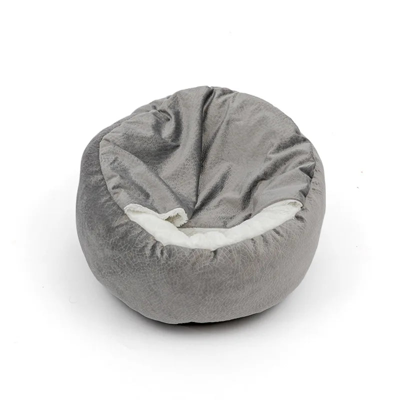 Hooded Orthopedic Dog Bed