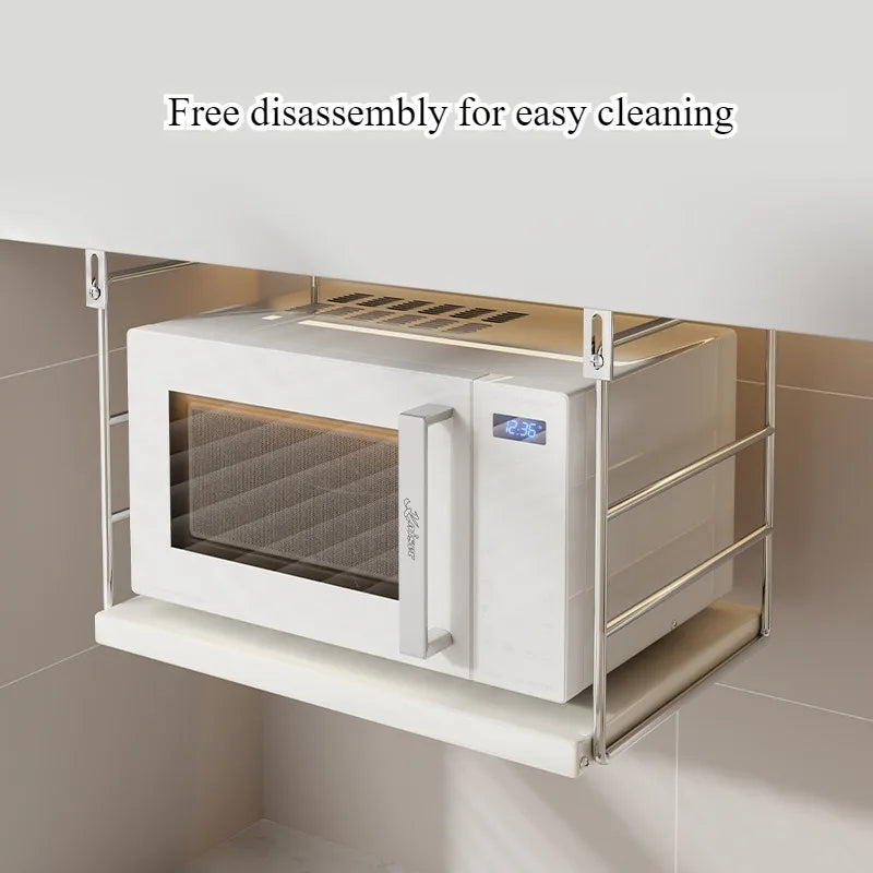 Kitchen Microwave Oven Shelf Wall Mounted Oven Rice Cooker