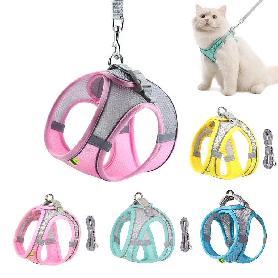 Dog Harness Leash Set for Small Dogs French Bulldog Chihuahua Pug