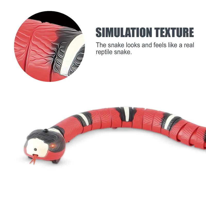 Pet Cat Toys Interactive Smart Snake TeaseToys Automatic Sensing