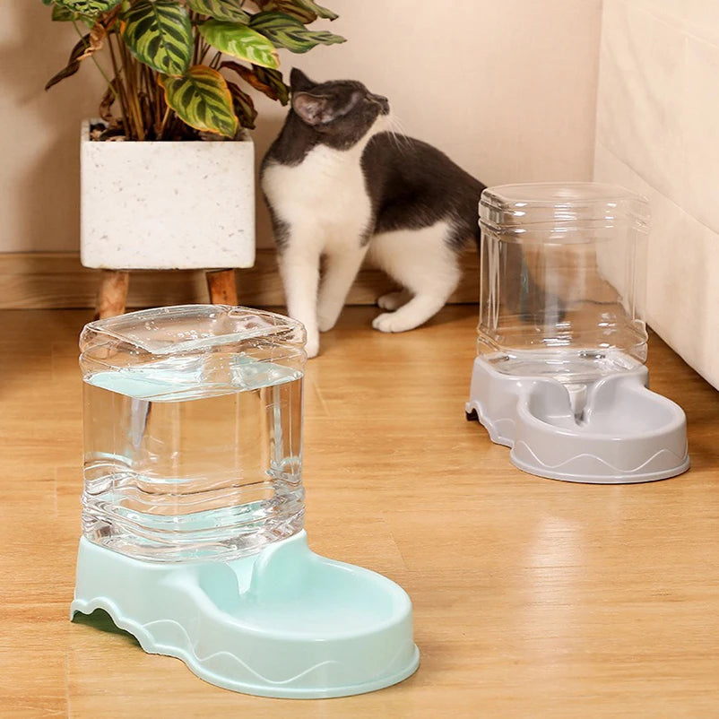 Pet feeder drinking water bowl 3.8L combination large capacity cat
