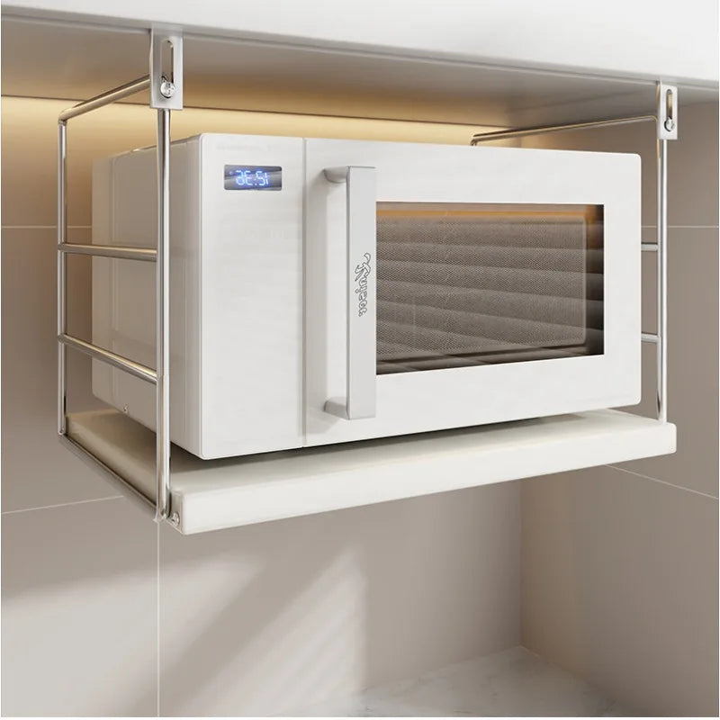 Kitchen Microwave Oven Shelf Wall Mounted Oven Rice Cooker