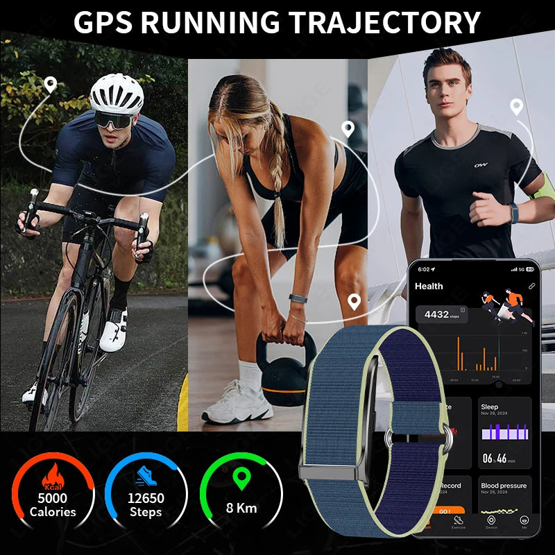 Sport Fitness Tracker Smart Bracelet Heart Rate Blood Pressure